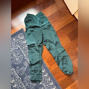 GAP Teal Satin Joggers